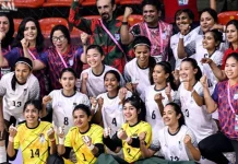 মালদ্বীপকে ১৪-২ গোলে উড়িয়ে সাফ নারী ফুটসাল চ্যাম্পিয়ন বাংলাদেশ